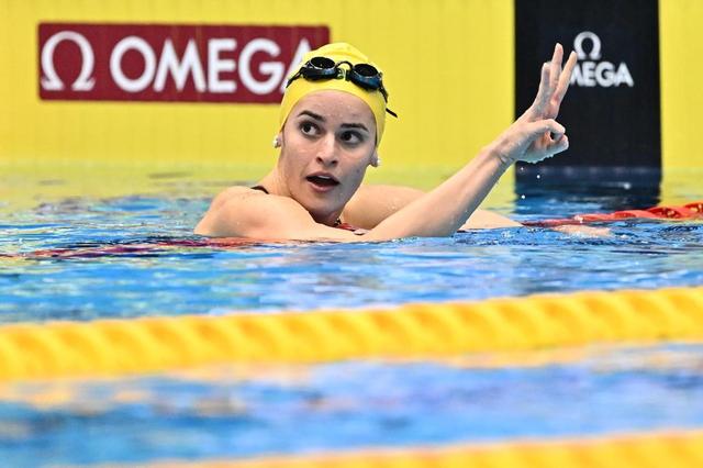 匈牙利女子游泳选手斩获奖牌 匈牙利女子游泳选手斩获奖牌