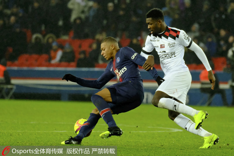 甘冈努力争取在巴黎圣日耳曼身上取得胜利的简单介绍